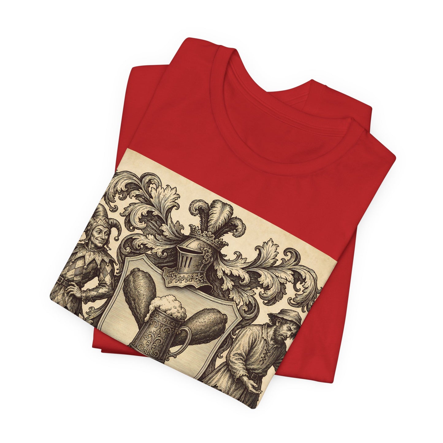 Huzzah I Am Once Again Broke Shirt | Funny Renaissance Faire Tee | Ren Faire Attendee Gift | Medieval Festival Turkey Leg Tankard