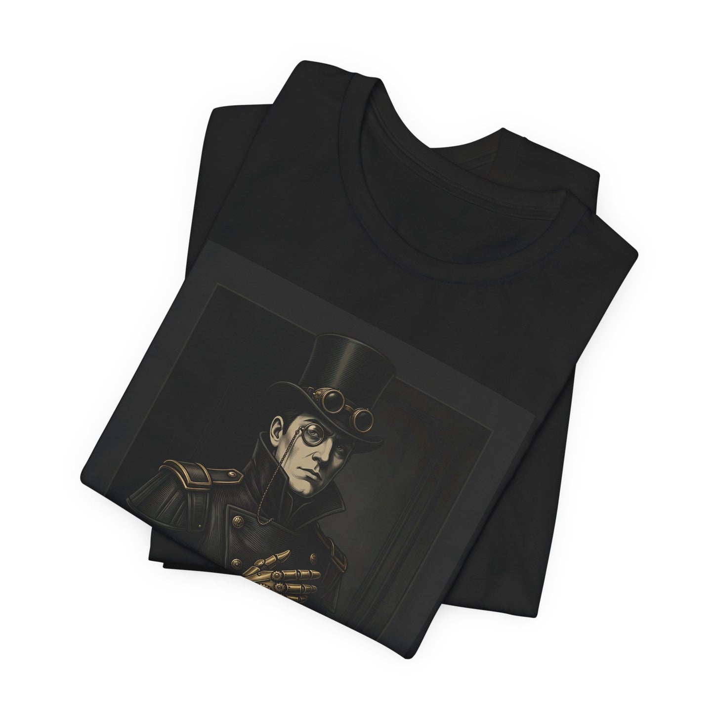 Victorian Villain Energy Shirt | Steampunk Unisex Tee | Goth Dark Academia Gift | Villain Era Top Hat Monocle Aesthetic Clothing