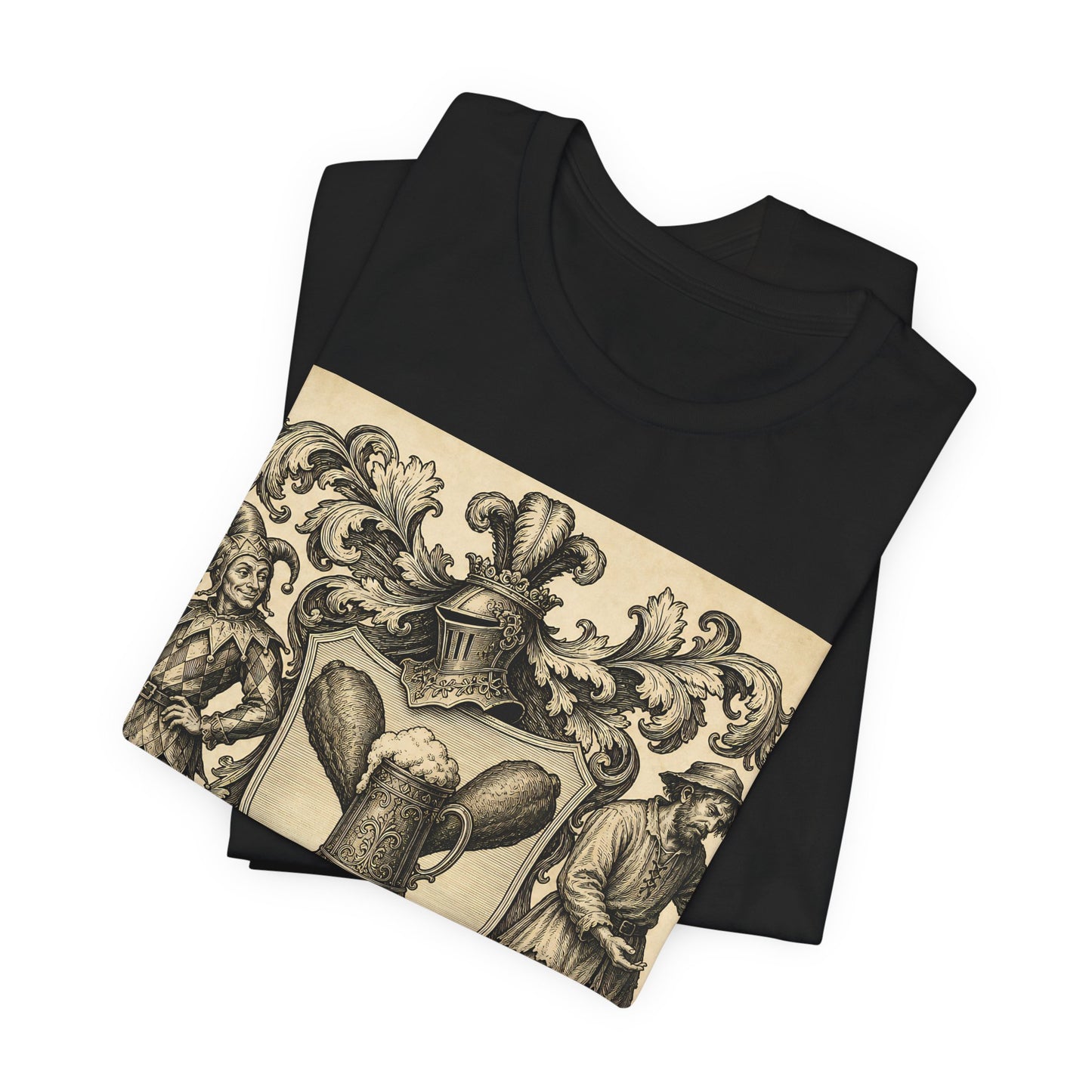 Huzzah I Am Once Again Broke Shirt | Funny Renaissance Faire Tee | Ren Faire Attendee Gift | Medieval Festival Turkey Leg Tankard