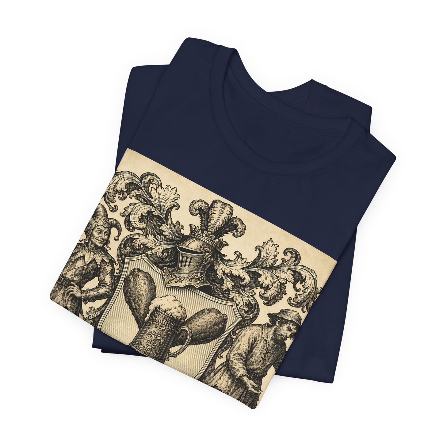 Huzzah I Am Once Again Broke Shirt | Funny Renaissance Faire Tee | Ren Faire Attendee Gift | Medieval Festival Turkey Leg Tankard
