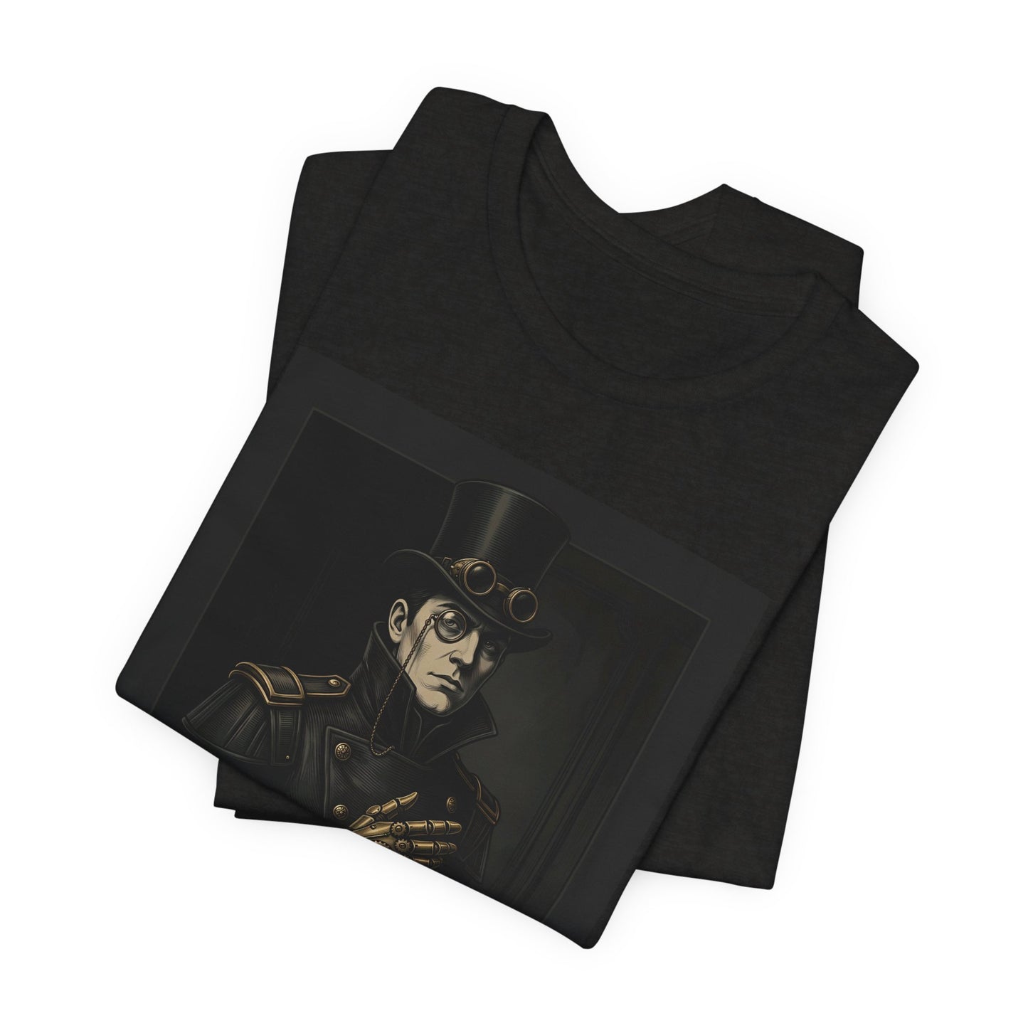 Victorian Villain Energy Shirt | Steampunk Unisex Tee | Goth Dark Academia Gift | Villain Era Top Hat Monocle Aesthetic Clothing