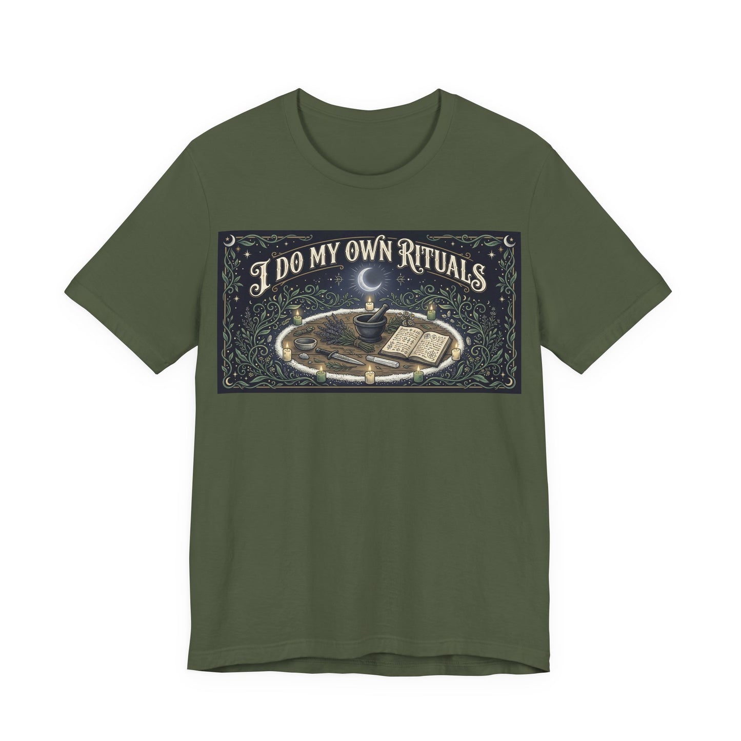 I Do My Own Rituals Shirt | Witchy Pagan Tee | Occult Self Reliance Tshirt | Wiccan Witch Altar Magic Gift | Spiritual Independence Clothing