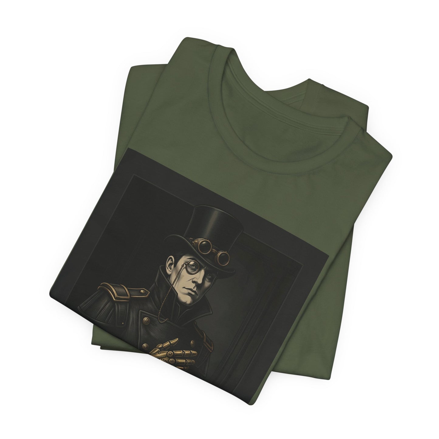 Victorian Villain Energy Shirt | Steampunk Unisex Tee | Goth Dark Academia Gift | Villain Era Top Hat Monocle Aesthetic Clothing