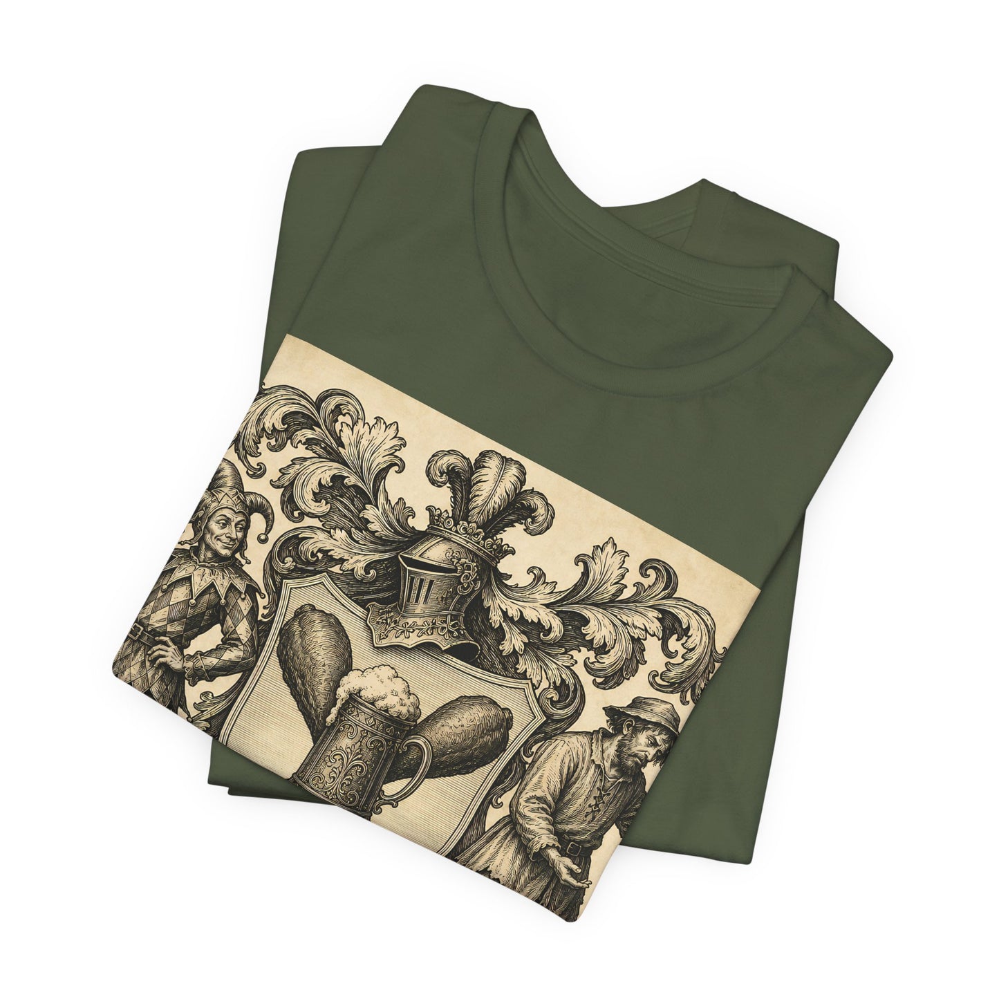 Huzzah I Am Once Again Broke Shirt | Funny Renaissance Faire Tee | Ren Faire Attendee Gift | Medieval Festival Turkey Leg Tankard